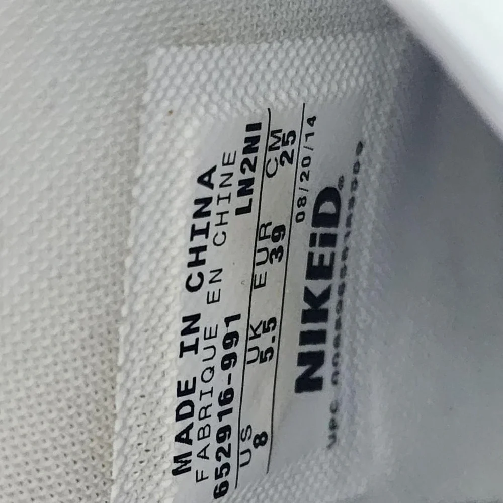 Nike Dunk Retro High White/Red Size US 8